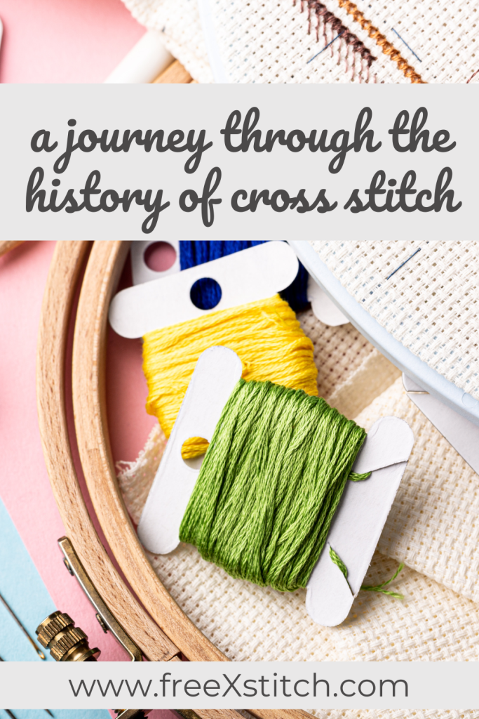 a journey through the history of cross stitch